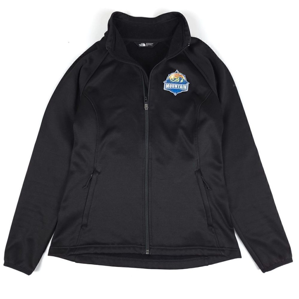 NORTH FACE Canyon Flats Fleece Full Zip Softshell Jacket Large Black Gorpcore